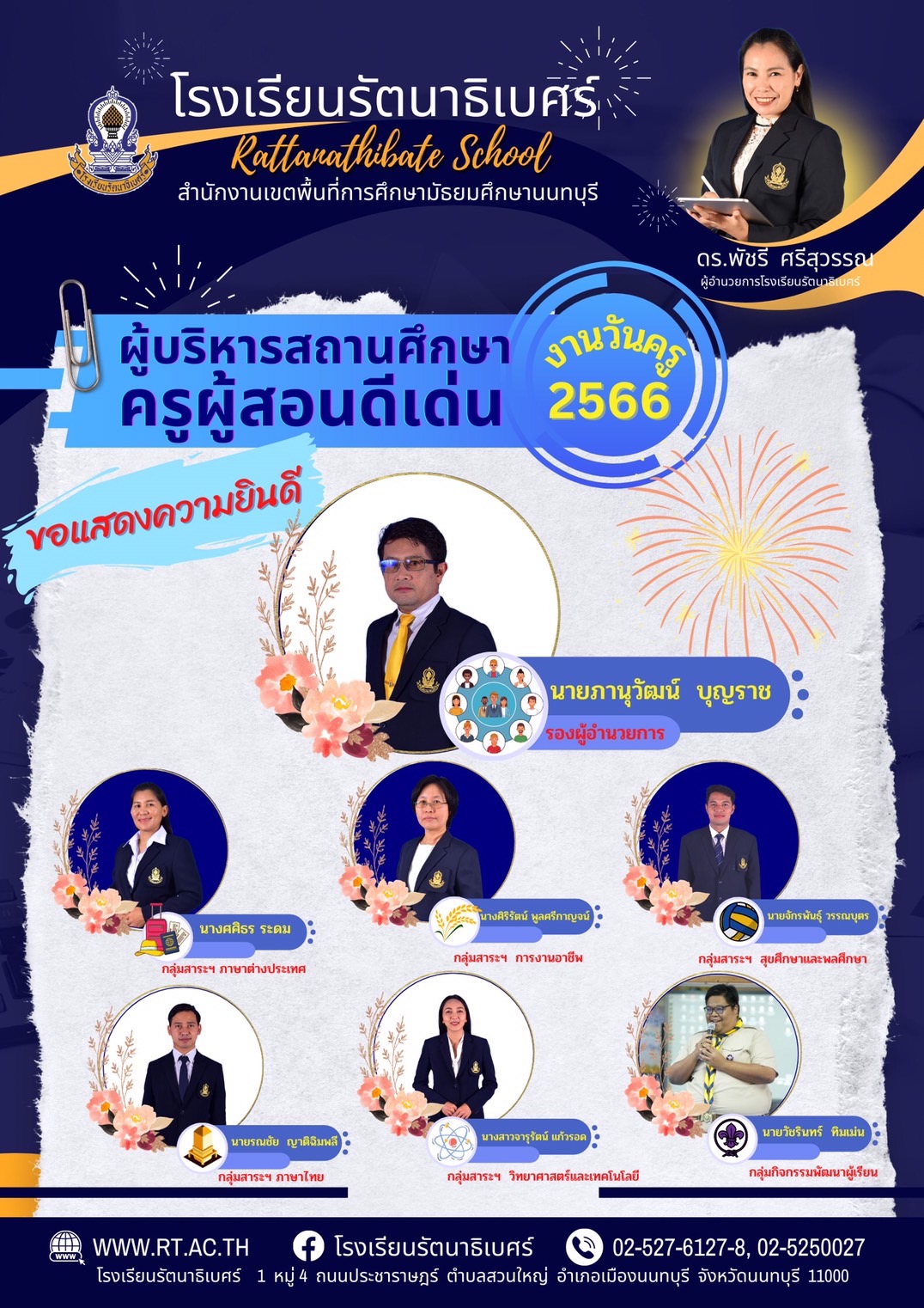 ครูผู้สอนดีเด่น